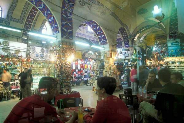 Negozi Presso Vecchio Souq Mercato Bazar Kapali Carsi Nel Centro — Foto Stock