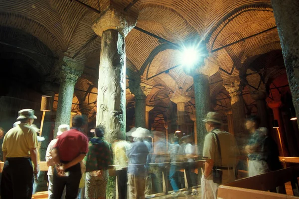 Cisterna Basilica Sunken Palace Old Town City Istanbul Turkey Turkey — Stock Photo, Image