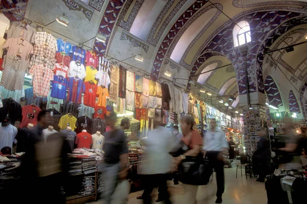 Una Calle Mercado Viejo Zoco Mercado Bazar Kapali Carsi Casco — Foto de Stock