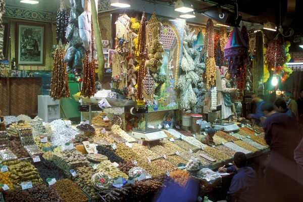 Eine Marktstraße Alten Souq Oder Basar Kapali Carsi Markt Der — Stockfoto