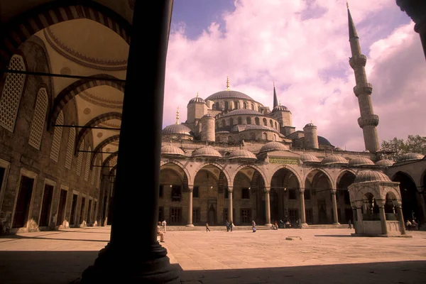 Sultan Ahmed Mosque Blue Mosque Old Town City Istanbul Turkey — Stock Photo, Image