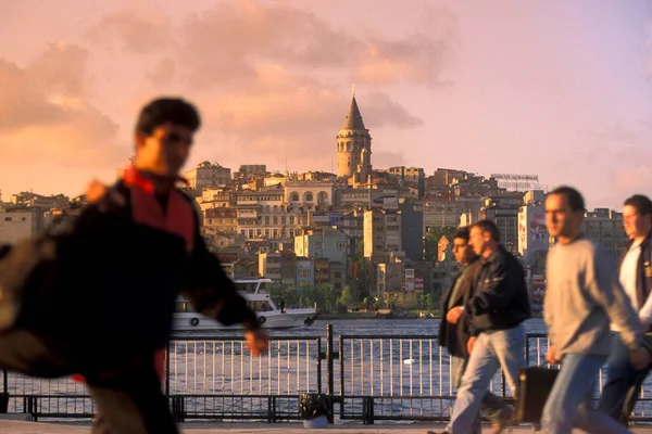 Άποψη Της Πόλης Του Καρακώου Και Της Γαλάτας Στην Πόλη — Φωτογραφία Αρχείου