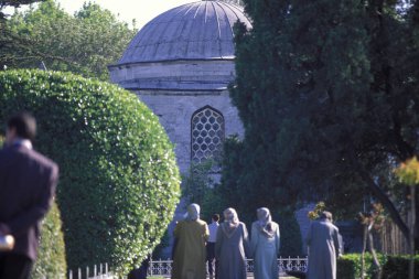 Türkiye 'nin İstanbul kentindeki Ayasofya ve Ayasofya' daki Hamama Hamamı 'nın eski Hamamı ya da Hamamı Sultan Hamami Hamamı. Türkiye, İstanbul, Mayıs 2002