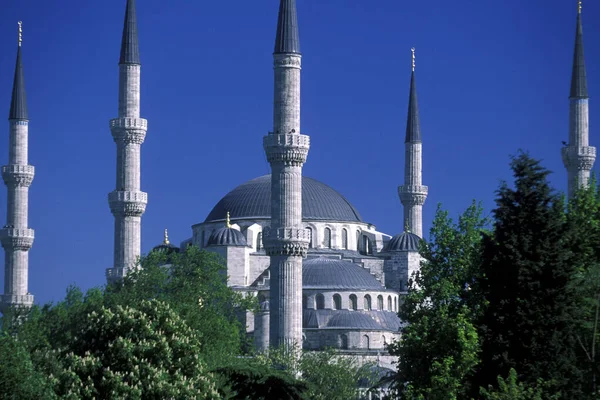 Die Sultan Ahmed Moschee Oder Blaue Moschee Der Altstadt Der — Stockfoto