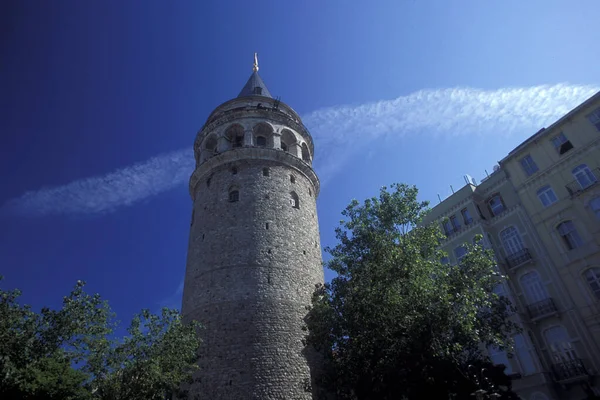 Wieża Galata Stambule Turcji Turcja Istambuł Maj 2002 — Zdjęcie stockowe