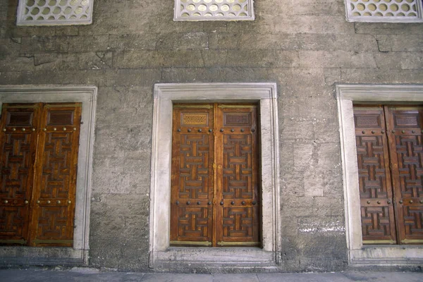 Une Porte Bois Dans Vieille Ville Istanbul Turquie Turquie Istanbul — Photo