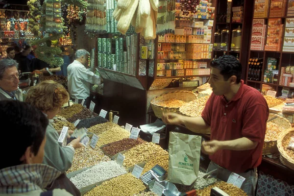 Uma Rua Mercado Old Souq Bazaar Kapali Carsi Market Cidade — Fotografia de Stock
