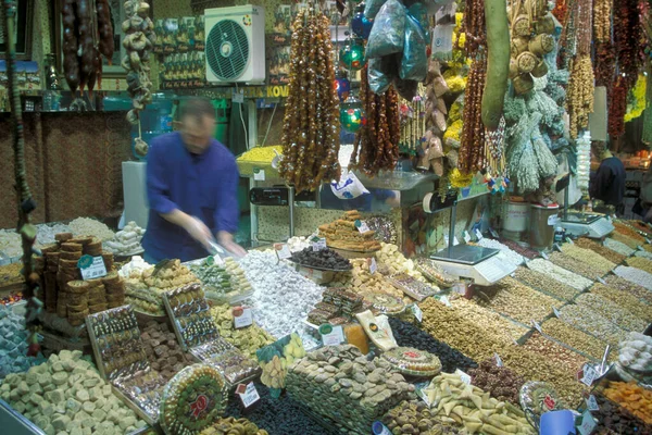 Uma Rua Mercado Old Souq Bazaar Kapali Carsi Market Cidade — Fotografia de Stock