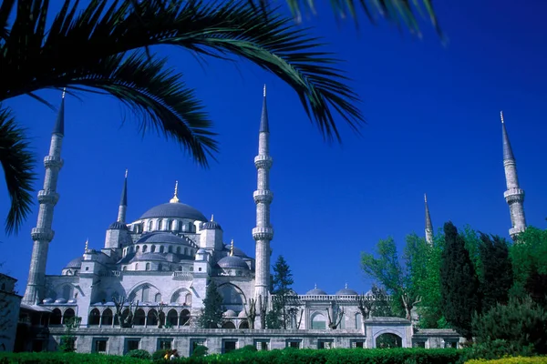 Mezquita Del Sultán Ahmed Mezquita Azul Casco Antiguo Ciudad Estambul — Foto de Stock