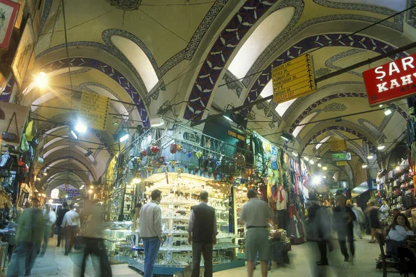 Uma Rua Mercado Old Souq Bazaar Kapali Carsi Market Cidade — Fotografia de Stock