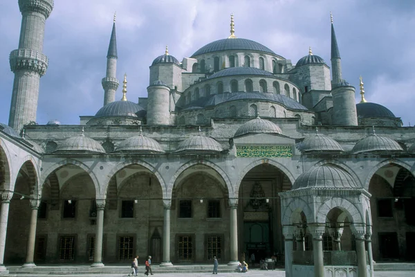 Mezquita Del Sultán Ahmed Mezquita Azul Casco Antiguo Ciudad Estambul — Foto de Stock