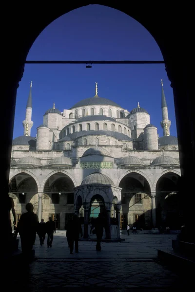 Mezquita Del Sultán Ahmed Mezquita Azul Casco Antiguo Ciudad Estambul — Foto de Stock