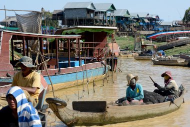 Asya Kamboçya siem riep tonle sap