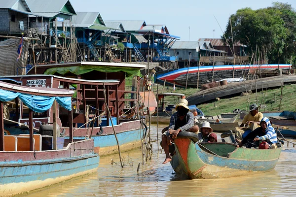 ASIA CAMBODIA SIEM RIEP TONLE SAP — Stock Photo, Image