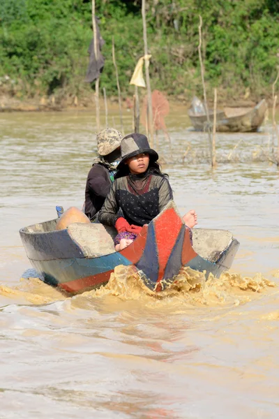 ASIA CAMBODIA SIEM RIEP TONLE SAP — Stock Photo, Image