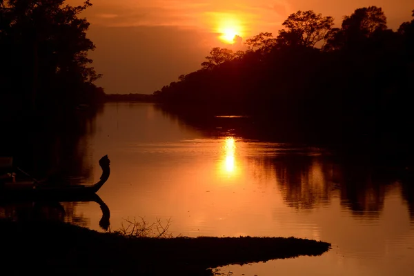 Rio Ponte Angkor Thom Cidade Templo Angkor Perto Cidade Siem — Fotografia de Stock