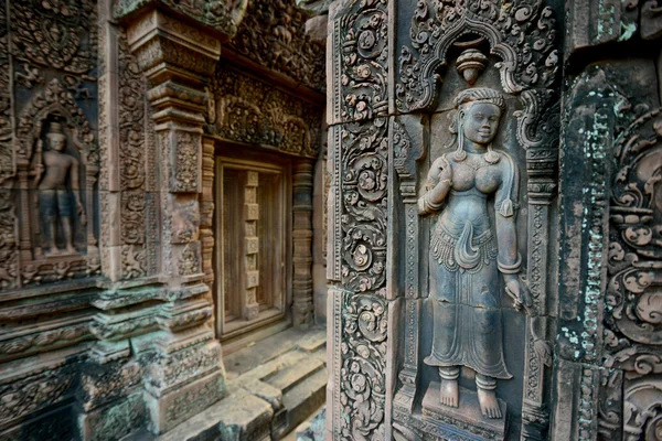 ASIA CAMBODIA ANGKOR BANTEAY SREI — Stock Photo, Image