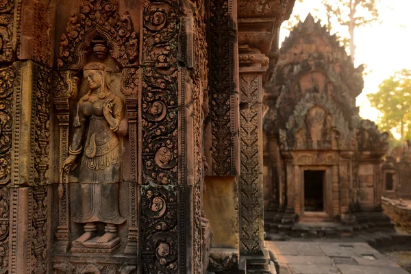 Asia Cambogia angkor banteay srei — Foto Stock