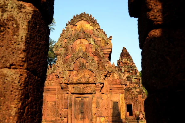 Asie Kambodže angkor banteay srei — Stock fotografie