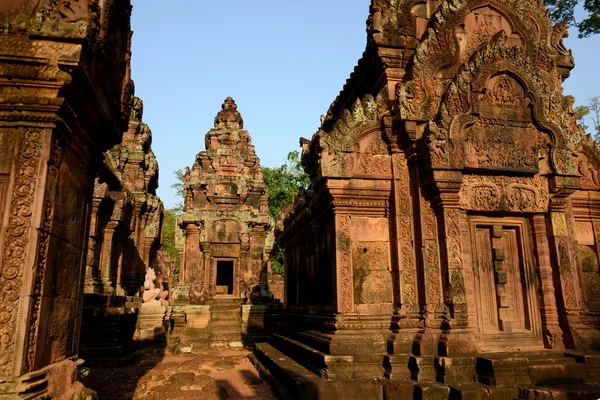 ÁSIA CAMBODIA ANGKOR BANTEAY SREI — Fotografia de Stock