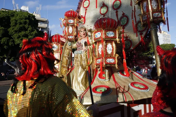 EUROPE CANARY ISLANDS LAS PALMAS CARNEVAL — Stock Photo, Image