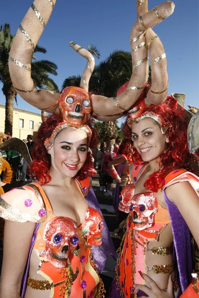 Europa Canarische eilanden las palmas carneval — Stockfoto