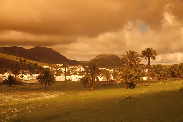 ILHAS CANÁRIAS DA EUROPA LANZAROTE — Fotografia de Stock