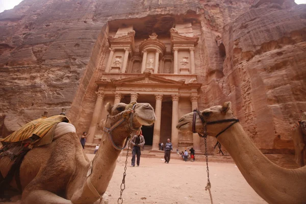 ASIA ORIENTE MEDIO JORDÁN PETRA — Foto de Stock