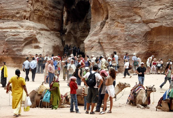 Asien Mellanöstern Jordan Petra — Stockfoto