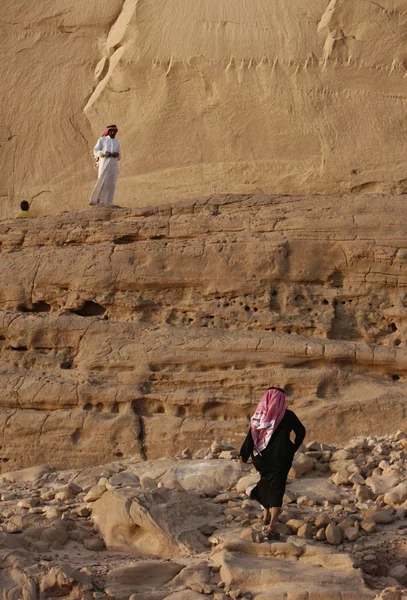 Asia Bliskim Wschodzie Jordan Wadi Rum — Zdjęcie stockowe