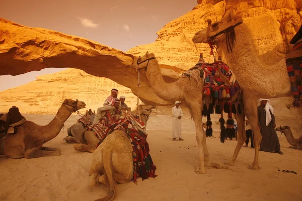 Asie střední východ Jordan Wádí Rum — Stock fotografie