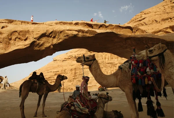 ÁSIA MÉDIA ORIENTE JORDÃO WADI RUM — Fotografia de Stock