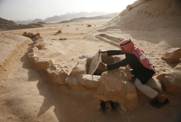 ÁSIA MÉDIA ORIENTE JORDÃO WADI RUM — Fotografia de Stock