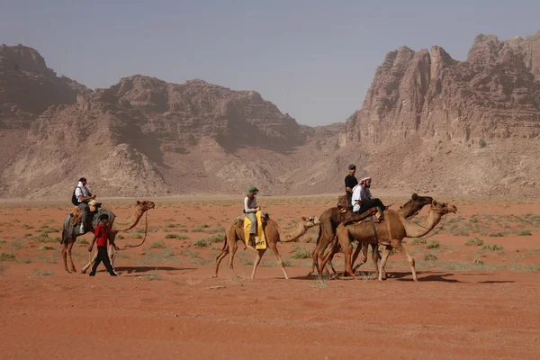 ASIA MIDDLE EAST JORDAN WADI RUM — Stock Photo, Image