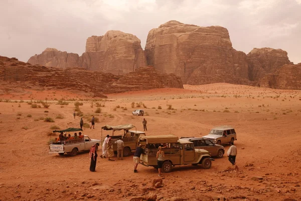 Asien Mellanöstern Jordan Wadi Rum Stockfoto