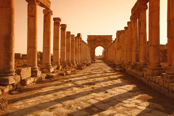 Близькому Сході Азія Jordan Jerash — стокове фото