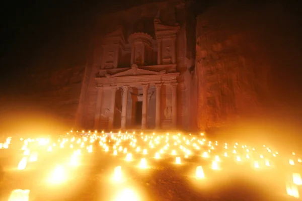 ASIA ORIENTE MEDIO JORDÁN PETRA — Foto de Stock