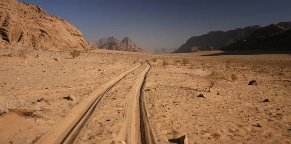 ASIA MIDDLE EAST JORDAN WADI RUM — Stock Photo, Image