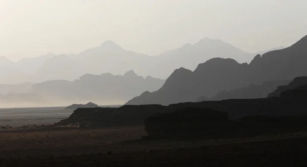 Asie střední východ Jordan Wádí Rum — Stock fotografie