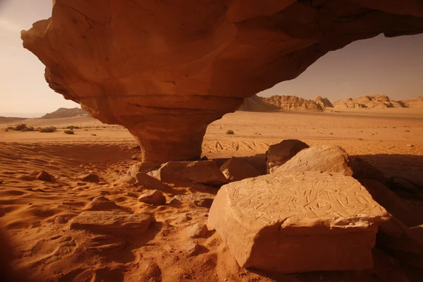 ASIA MIDDLE EAST JORDAN WADI RUM — Stock Photo, Image