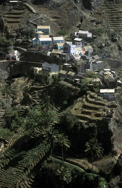 АФРИКА CAPE VERDE SANTO ANTAO — стоковое фото