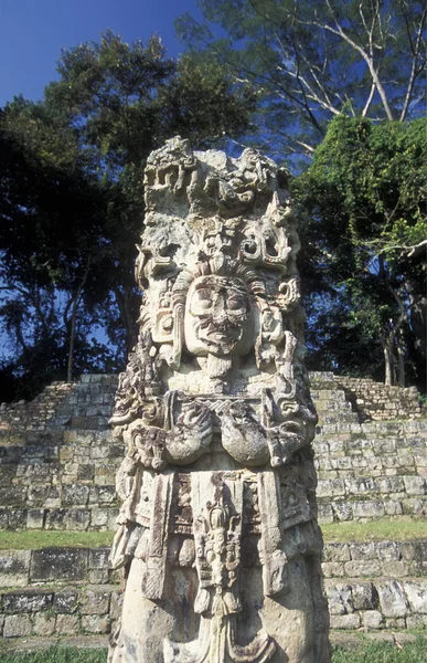 Ameryka Łacińska Honduras Copan — Zdjęcie stockowe