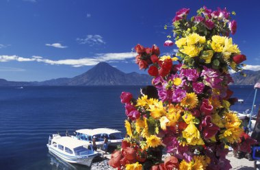 Latin Amerika Guatemala Lake Atitlan