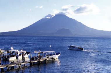 Latin Amerika Guatemala Lake Atitlan