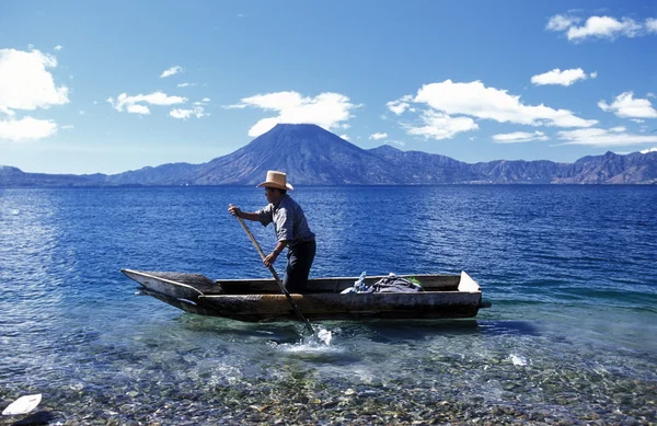 Λατινική Αμερική Γουατεμάλα λίμνη Atitlan — Φωτογραφία Αρχείου