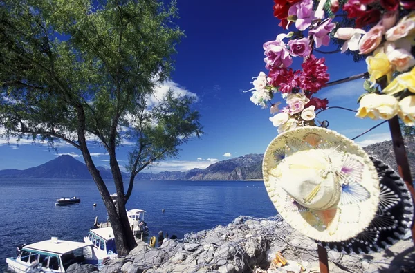 AMÉRICA LATINA LAGO DE GUATEMALA ATITLAN — Foto de Stock