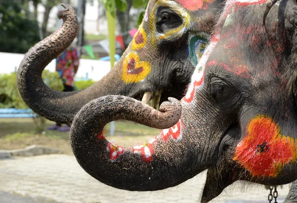 Asien Thailand Ayutthaya Songkran Festival — Stockfoto