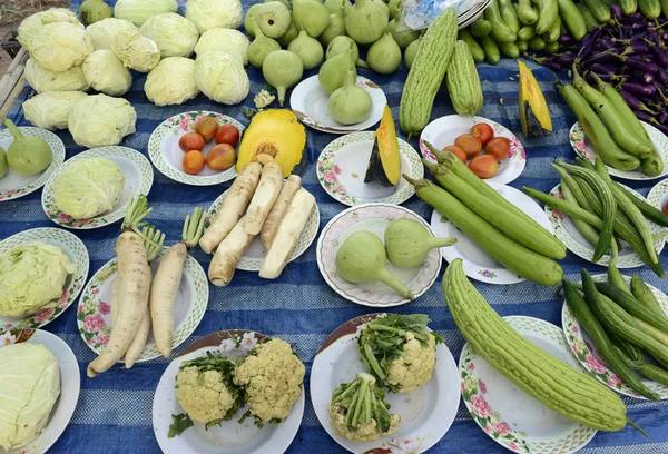 MERCATO DEL FIUME IN THAILANDIA — Foto Stock