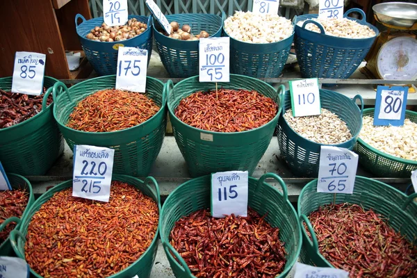 Asia Tajlandia Chiang Mai na rynku — Zdjęcie stockowe