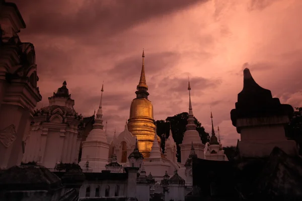 ÁSIA TAILÂNDIA CHIANG MAI WAT SUAN DOK — Fotografia de Stock